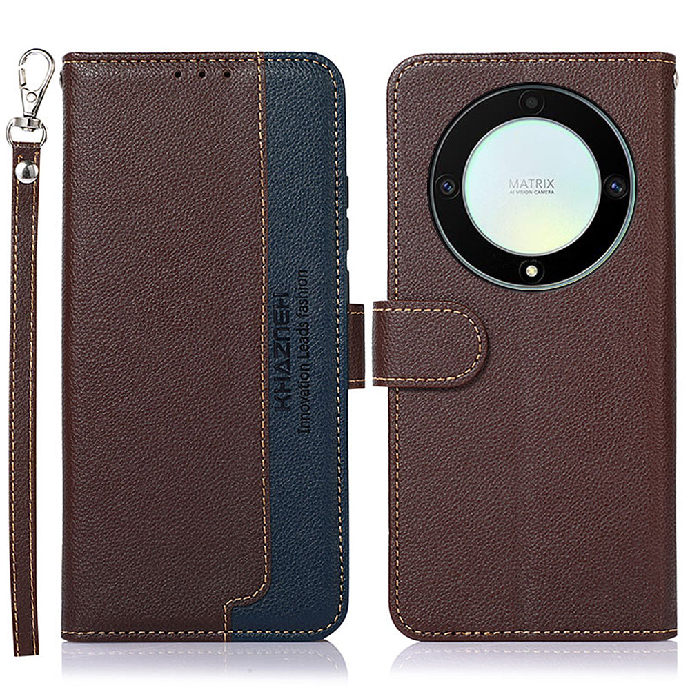 KHAZNEH For Honor X9a 5G/X40 5G/Magic5 Lite 5G RFID Blocking Stand Wallet Cover Anti-Scratch Litchi Texture Leather Phone Case KHAZNEH For Honor X9a 5G/X40 5G/Magic5 Lite 5G RFID Blocking Stand Wallet Cover Anti-Scratch Litchi Texture Leather Phone Case